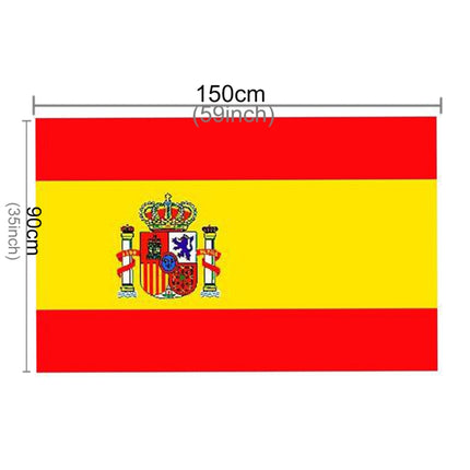 Polyester Material Spain Flag, Size: 150*90cm-garmade.com