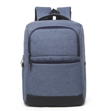 Universal Multi-Function Oxford Cloth Laptop Computer Shoulders Bag Business Backpack Students Bag, Size: 42x30x11cm (Blue)-garmade.com