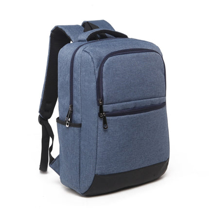 Universal Multi-Function Oxford Cloth Laptop Computer Shoulders Bag Business Backpack Students Bag, Size: 42x30x11cm (Blue)-garmade.com