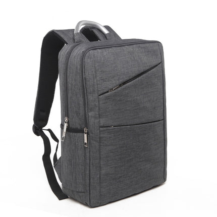 Universal Multi-Function Oxford Cloth Laptop Computer Shoulders Bag Business Backpack Students Bag, Size: 40x28x12cm (Grey)-garmade.com