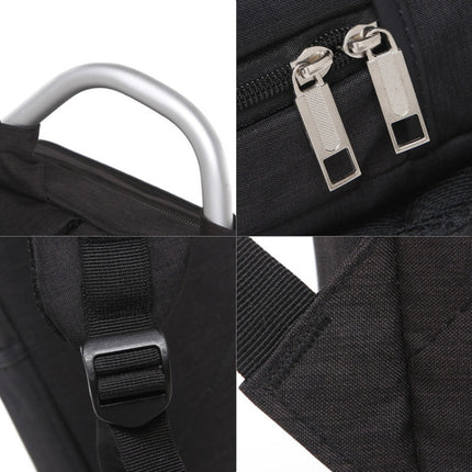 Universal Multi-Function Oxford Cloth Laptop Computer Shoulders Bag Business Backpack Students Bag, Size: 40x28x12cm (Grey)-garmade.com