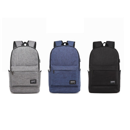 Universal Multi-Function Oxford Cloth Laptop Shoulders Bag Backpack with External USB Charging Port, Size: 45x31x16cm (Grey)-garmade.com