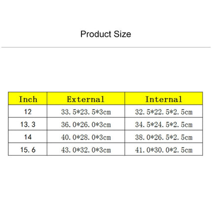 Universal Wearable Business Inner Package Laptop Tablet Bag, 14.0 inch and Below Macbook, Samsung (Grey)-garmade.com