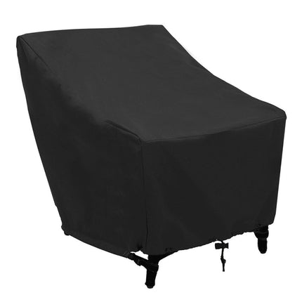 Outdoor Waterproof Dust-proof Oxford Cloth Folding Table Chairs Protective Bag Furniture Set Cover, Size: 102x79x70cm(Black)-garmade.com