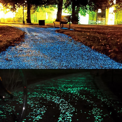 100 PCS Glow in The Dark Garden Pebbles for Walkways & Decoration and Plants Luminous Stones(Pink)-garmade.com