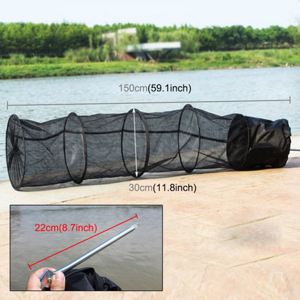 1.5m Fish Net Cage 5 Layers Collapsible Fish Care Net Fish Cage Wire Fish Care Anti-scraper Care,Random Color Delivery-garmade.com