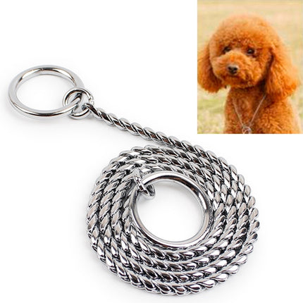 50cm x 4mm Pet P Chain Pet Collars Pet Neck Strap Dog Neckband Snake Chain Dog Chain Dog Collar-garmade.com