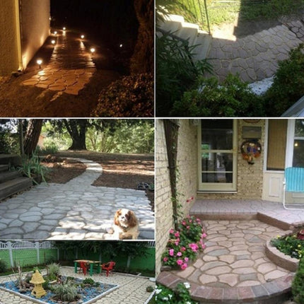 Manual Cement Concrete Road Mold Plastic Mold DIY Garden Pavement Mold-garmade.com