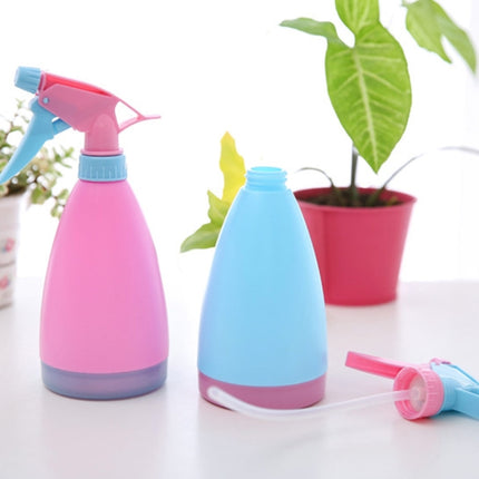 Small Watering Can Irrigation Tools Sowing Nursery Spray Bottle Hand Pressure Pouring Pot with Adjustable Nozzle,Random Color Delivery,Capacity:400ml-garmade.com