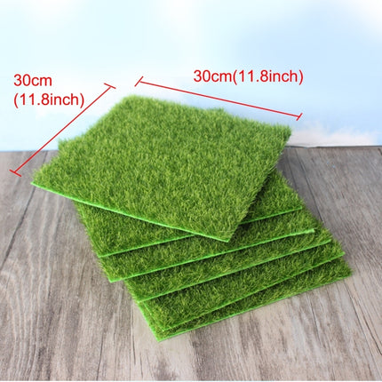 Simulation of Small Lawn Micro-landscape Green Grass Landscape,Size:30 x 30cm-garmade.com