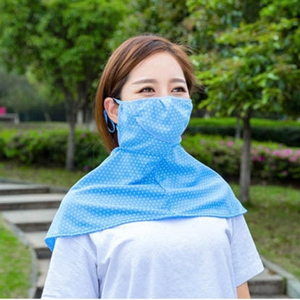 Summer Scarves Anti-UV Mask Riding Neck Protector Breathe freely Outdoor Sunscreen Mask,Random Color Delivery-garmade.com