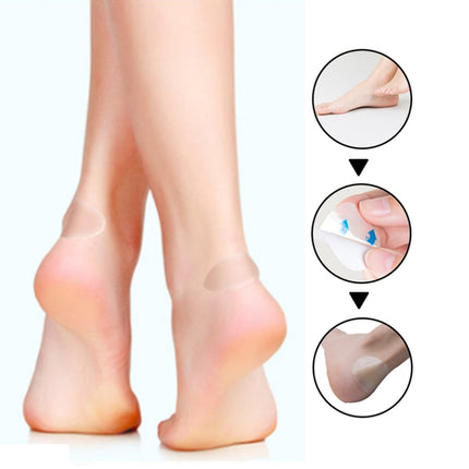 10 PCS Foot Care Skin Hydrogel Analgesic Plaster Blisters Slip Heel Protector Size: 17x60cm-garmade.com