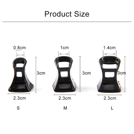 5 Pairs Hard Wearing Anti-slip PVC StoppersShoes High Heel Cover Protectors, Size: M ,Random Color Delivery-garmade.com