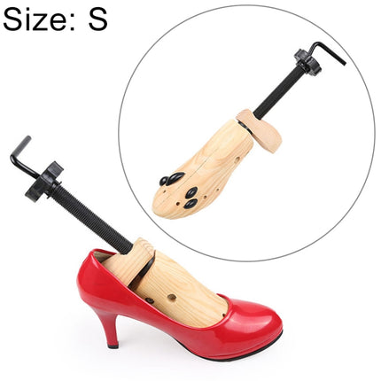 Pine Wood Unisex Fixed Fits Support Stretcher Shaper Shoes Expander , Size: S（34-37Yards）-garmade.com