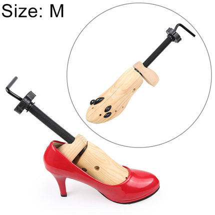 Pine Wood Unisex Fixed Fits Support Stretcher Shaper Shoes Expander , Size: M（38-41Yards）-garmade.com