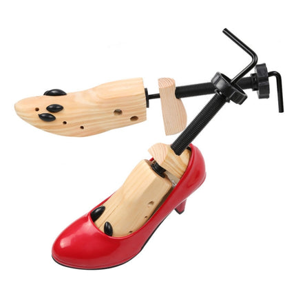 Pine Wood Unisex Fixed Fits Support Stretcher Shaper Shoes Expander , Size: M（38-41Yards）-garmade.com