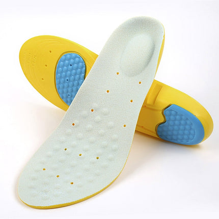 1 Pair Stretch Breathable Absorbent Deodorant Sports Tourism And Leisure Comfort Cushioning Insole, Size: M(38-40Yards)-garmade.com