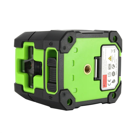 SNDWAY SW-311G Laser Level Covering Walls and Floors 2 Line Green Beam IP54 Water / Dust proof(Green)-garmade.com