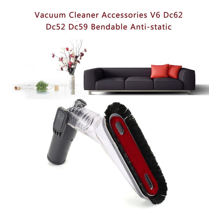 D907 Vacuum Cleaner Bendable Anti-static Brush Head for Dyson DC62 / DC52 / DC59 / V6-garmade.com