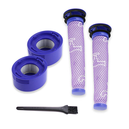 XD936 5 in 1 Pre Filter Core + Rear Filter Core + Cleaning Brush for Dyson V7 / V8 Vacuum Cleaner Accessories-garmade.com