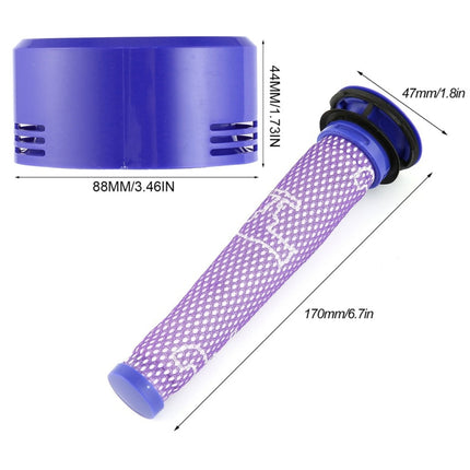 XD936 5 in 1 Pre Filter Core + Rear Filter Core + Cleaning Brush for Dyson V7 / V8 Vacuum Cleaner Accessories-garmade.com