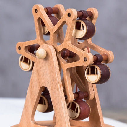 Ferris Wheel Shape Home Decor Originality Wooden Musical Boxes-garmade.com