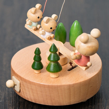 Seesaw Shape Home Decor Originality Wooden Musical Boxes-garmade.com