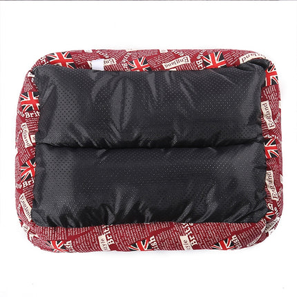 Candy Color Four Seasons Genuine Warm Pet Dog Kennel Mat Teddy Dog Mat, Size: S, 43×32×10cm (Wine Red)-garmade.com