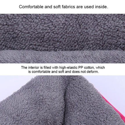 Candy Color Four Seasons Genuine Warm Pet Dog Kennel Mat Teddy Dog Mat, Size: XL, 80×60×16cm (Blue)-garmade.com