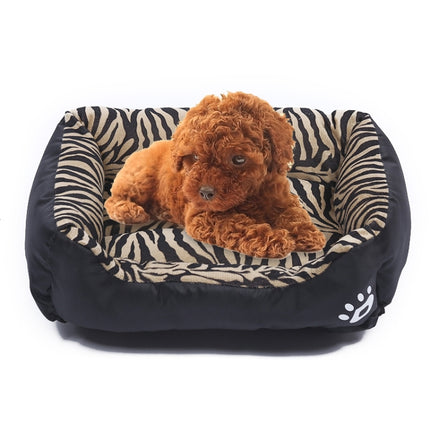 Animal Grain Four Seasons Genuine Warm Pet Dog Kennel Mat, Size: 3XL, 110×82×20cm(Black)-garmade.com
