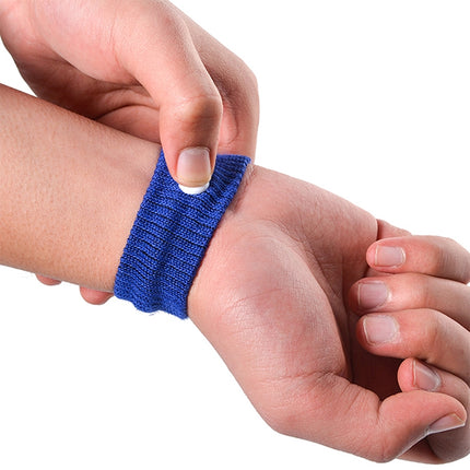 Physical Method Carsickness Prevention Antiemetic Polyester Wristband, One Pair (Black)-garmade.com