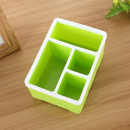 Desktop Storage Organizer Remote Control Caddy Holde for Desk Office Supplies(Green)-garmade.com