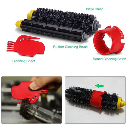 Sweeping Robot Accessories Roller Brush Side Brush Haipa Filter Accessories Set for irobot 500 Series-garmade.com