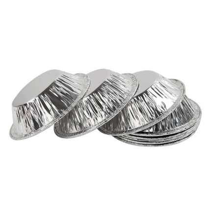 100pcs / Pack Aluminum Foil Egg Tart Cup Cake Holder, Size: 7.5 x 4 x 2cm-garmade.com