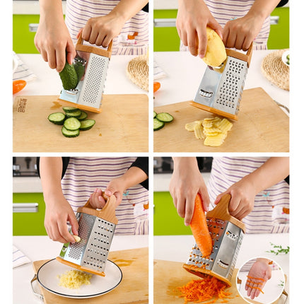 Multi-functional Six-side Stainless Steel Vegetable Chopper Cutting Tools-garmade.com