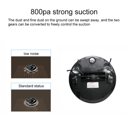 FD-3RSW(IB)CS 800Pa Suction Smart Household Vacuum Cleaner Clean Robot with Remote Control-garmade.com