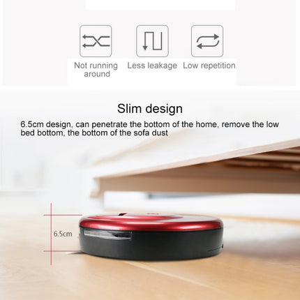 FD-RSW(E) Smart Household Sweeping Machine Cleaner Robot(Red)-garmade.com
