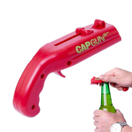 Creative Beer Bottle Opener Cap Launch Kitchen Bar Tool(Red)-garmade.com