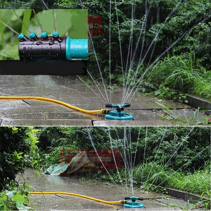 Garden Automatic Rotating Nozzle 360 Degree Rotary Automatic Sprinkler Garden Lawn Watering Nozzle Irrigation Nozzle with 1/2 inch Water Hose Connector-garmade.com