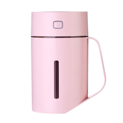 ML-S2 Water Cup Shape Intelligent Mute LED Night Light Atomized Humidifier Air humidification Machine(Pink)-garmade.com