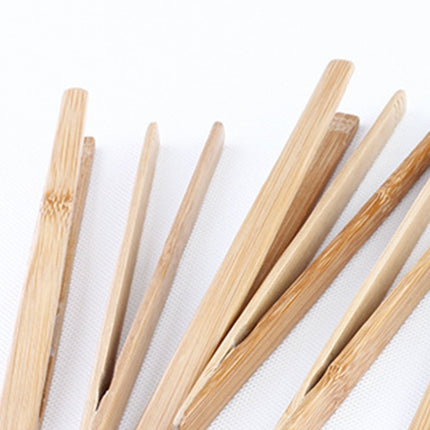 Bamboo Straight Tweezer Plants Cleaning Tool Moss Micro-landscape Making Tools Bamboo Product Plants Tweezers, Length: 18cm-garmade.com