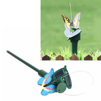 Solar Powered Electric Rotating Butterfly Hummingbird Decorative Fly Simulation Butterfly Pet Funny Toy Gardening Pastoral Decoration Toys-garmade.com