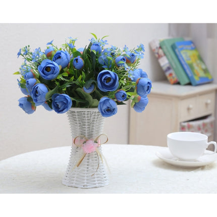 Plastic Flower Pots Medium Size Flower Pots Fashion Balcony Garden Plant Planter Floral Vase Home Decoration, Ribbon Random Color Delivery-garmade.com