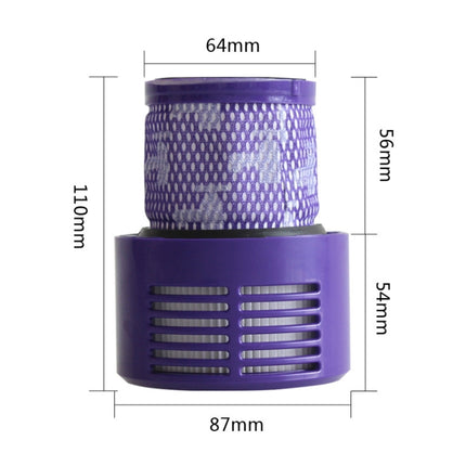 Washable Dust Filter for Dyson V10 Vacuum Cleaner Filter Hepa Parts Accessories-garmade.com