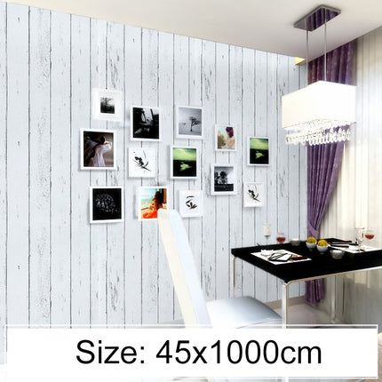 Creative PVC Autohesion Brick Decoration Wallpaper Stickers Bedroom Living Room Wall Waterproof Wallpaper Roll, Size: 45 x 1000cm(Silver)-garmade.com