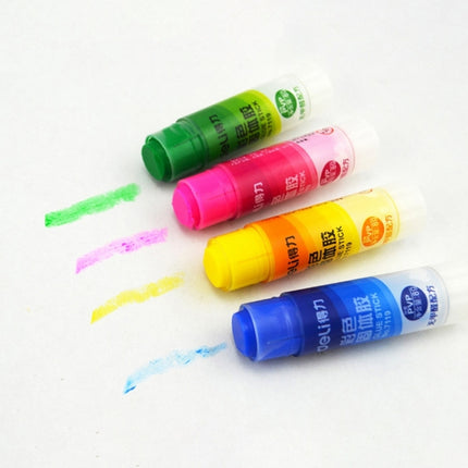 2 PCS School Supplies Solid Glue High Viscosity Color Without Formaldehyde Solid Glue, Random Color Delivery-garmade.com
