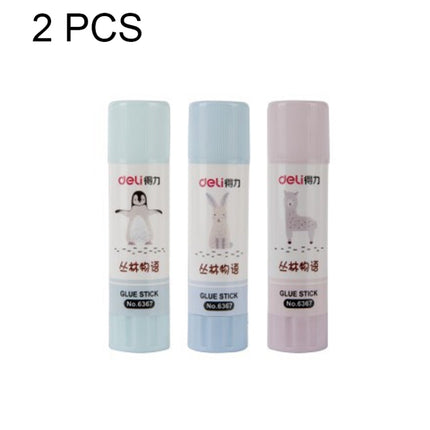 2 PCS School Supplies Solid Glue High Viscosity Glue Stick PVP Solid Glue, Random Color Delivery-garmade.com
