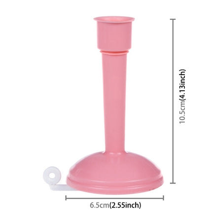 2 PCS Faucet Splash Water-saving Shower Bath Adjustable Valve Filter Water Saving Devices, Small Size: 6.5 x 10.5cm, Suitable for 17mm Diameter Round Faucets(Pink)-garmade.com