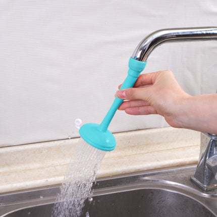 2 PCS Faucet Splash Water-saving Shower Bath Adjustable Valve Filter Water Saving Devices, Large Size: 6.5 x 15cm, Suitable for 17mm Diameter Round Faucets(Blue)-garmade.com