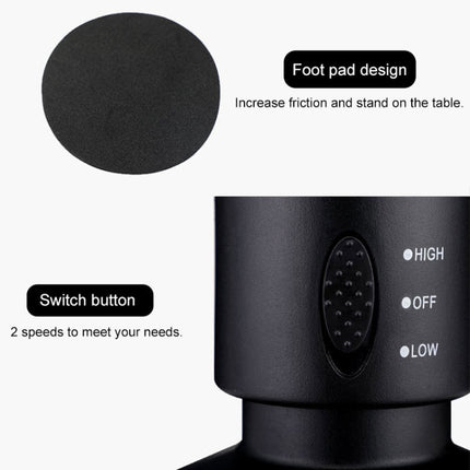 Tower Type USB Electric Fan Leafless Air-conditioning Fan(Black)-garmade.com